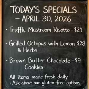 Z-Image Turbo — Chalkboard Menu