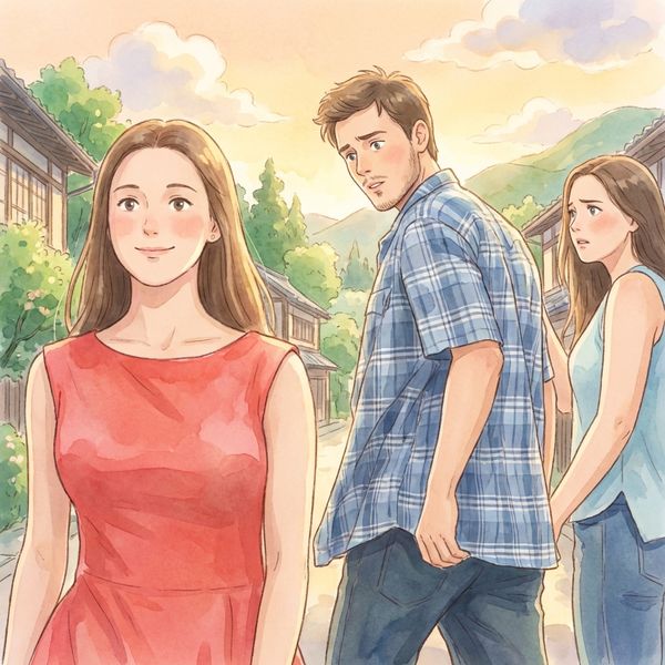 Transform this photo into a Studio Ghibli–inspired illustration. Use soft pastel colors, hand-pai...