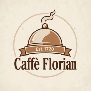 FLUX.2 [klein] 9B — Vintage Cafe Logo