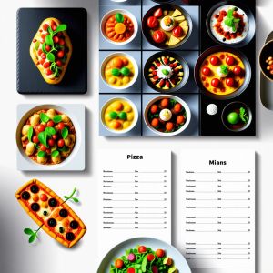 Stable Diffusion 3.5 Large Turbo — Modern Clean Menu