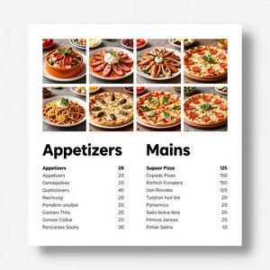 Z-Image Turbo — Modern Clean Menu