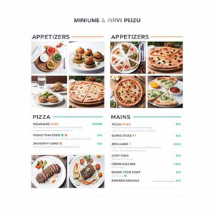 FLUX.2 [max] — Modern Clean Menu