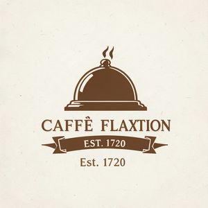 FLUX.2 [klein] 4B — Vintage Cafe Logo