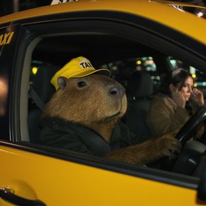 FLUX.1 Kontext [pro] — The Capybara Taxi Driver