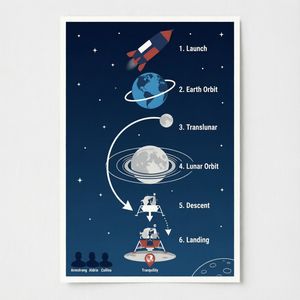 Qwen Image 2.0 — Apollo 11: Journey to Tranquility
