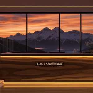 A wide, cinematic medium shot of a high-end, modern archi...