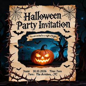 LongCat-Image — The Halloween Invitation