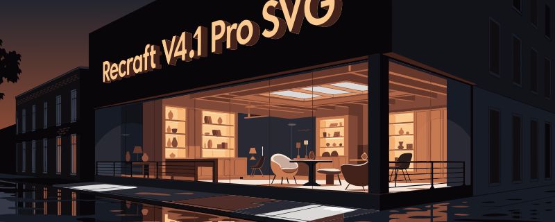 Recraft V4.1 Pro SVG AI generated image example