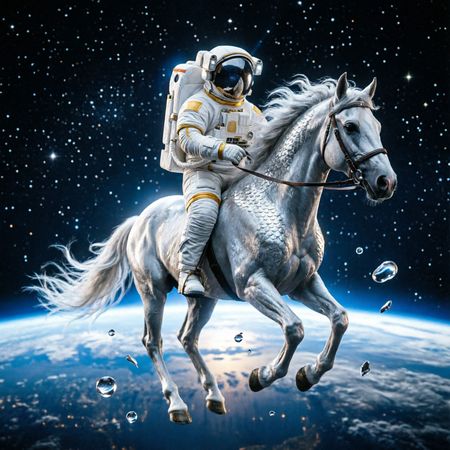 Qwen Image 2.0 benchmark result for The Reversed Rodeo