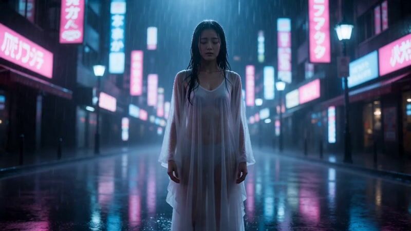 AI video generated by Seedance 2.0 — arena challenge: Neon Rain Reverie