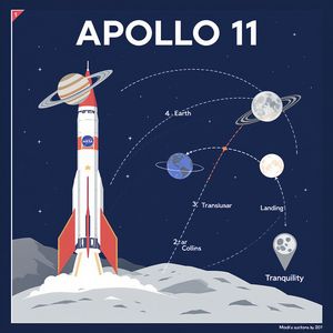 FLUX.1 Kontext [pro] — Apollo 11: Journey to Tranquility