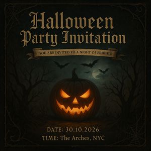 GPT Image 1 — The Halloween Invitation
