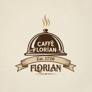 FLUX.2 [dev] Turbo — Vintage Cafe Logo