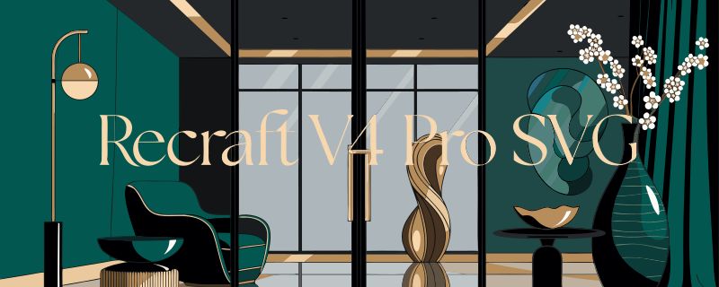 Recraft V4 Pro SVG AI generated image example