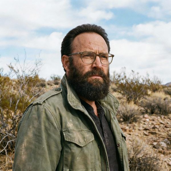 AI image generated by Seedream 4.5, ranked #9 of 15 in the "Bald man challenge" arena challenge — prompt: Give the person a full, thick head of natural hair with realistic texture, density, and a natural hairline. Preserve facial features and lighting.