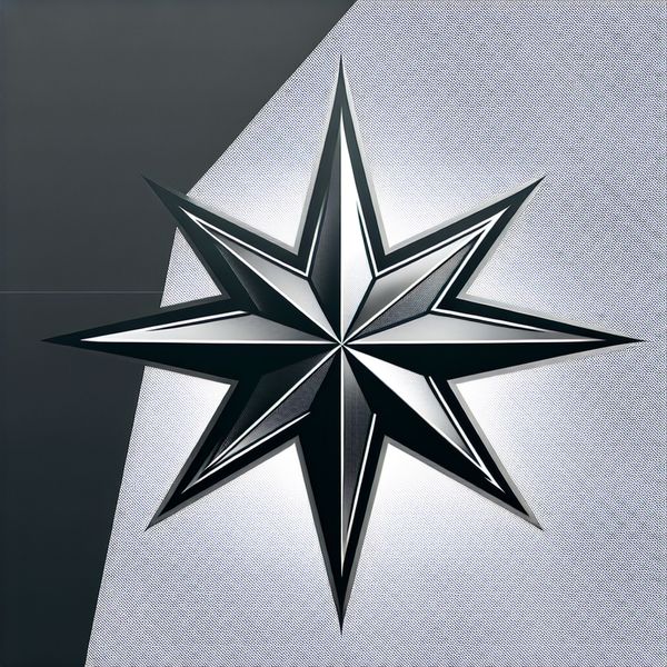 AI image generated by DALL-E 3 — prompt: A digital illustration of a star with exactly 9 points.