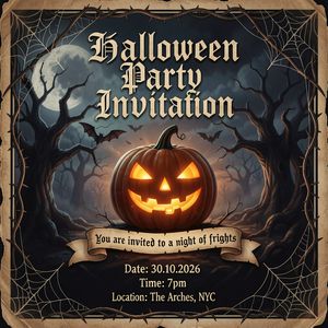 FLUX.2 [klein] 9B — The Halloween Invitation