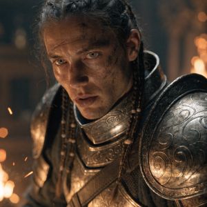 Recraft V4.1 — Fantasy Warrior