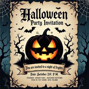 HiDream I1 Full — The Halloween Invitation